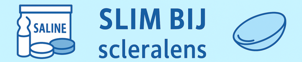 Banner slim combineren bij scleralenzen – vloeistoffen, houders en accessoires