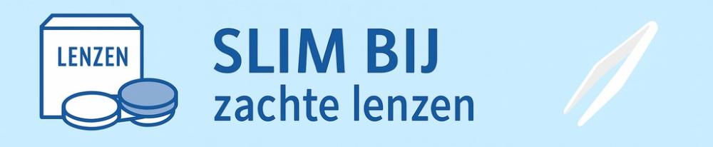 Banner slim combineren bij zachte lenzen – vloeistoffen, houders en hulpjes